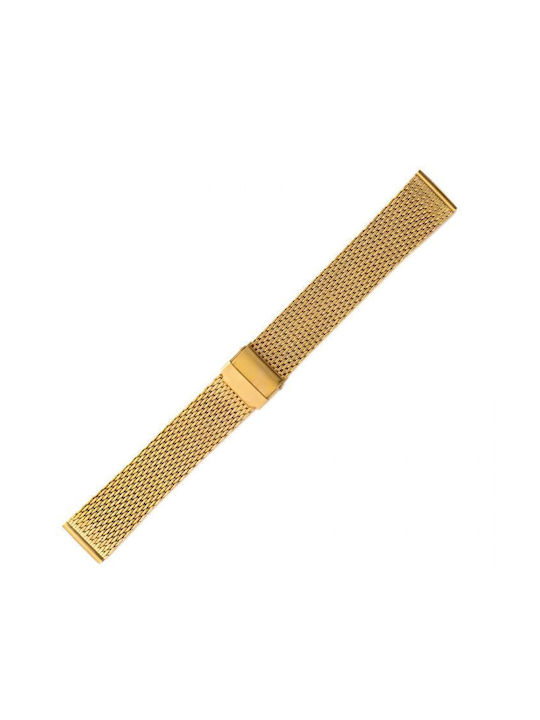 KOSTELO Metallic-Armband Gold 18mm