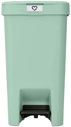 Brabantia Κάδος Stepup Απορριμμάτων Πλαστικός με Πεντάλ Πράσινος 16lt