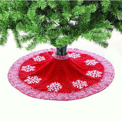 Snowflake Red Tree Apron Snowflake Red Tree Apron