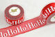 LiebeQueen Organza Band Monochrom Rot
