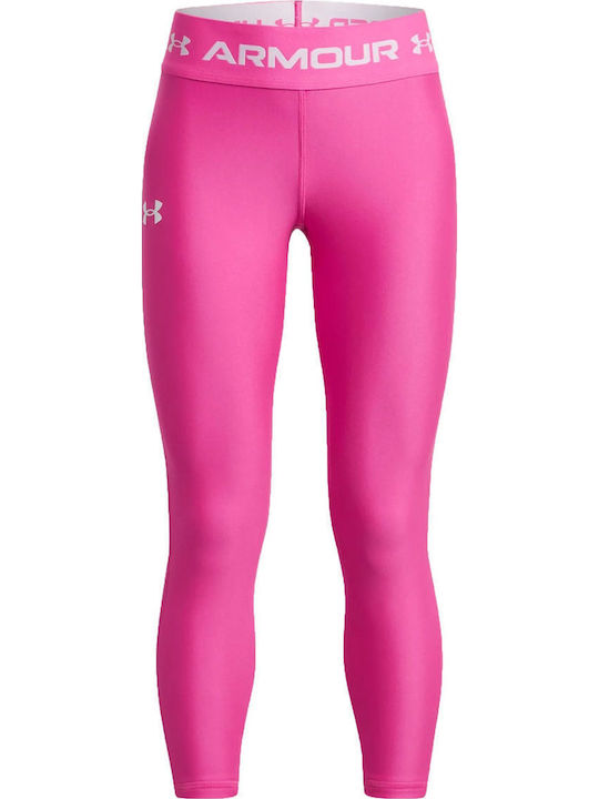 Under Armour Kinder Leggings Sport Lang Fuchsie
