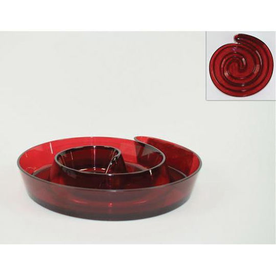 Next Dekorative Schale Kunststoff Rote 15x15cm