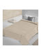 Adam Home 700 Velvet Blanket Double 240x260cm Cappuccino