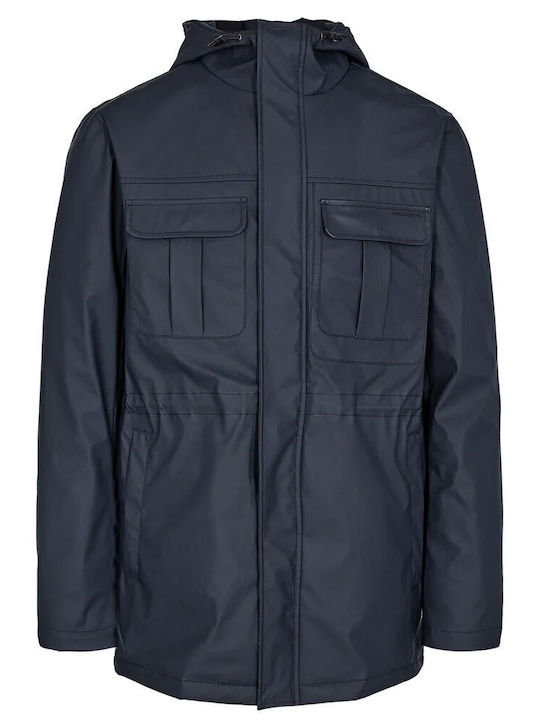 Geci Barbati de Iarnă Waterproof Albastru Marin