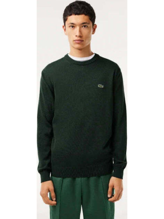 Lacoste Πουλόβερ Μακρυμάνικο DarkGreen