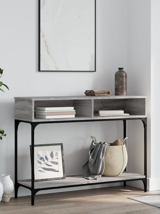 Wooden Console Table Γκρι Sonoma L100xW30.5xH75cm