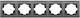 Redled Stinel Switch Frame 5 Positions Horizont...