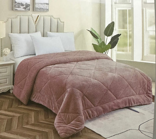 Olia Home Комбинирано одеяло Куинсайз 220x240бр Розов