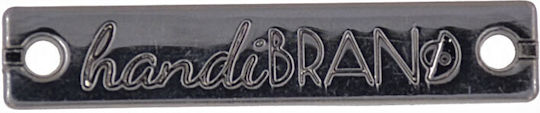 Handibrand Label for Knitted Bag Black