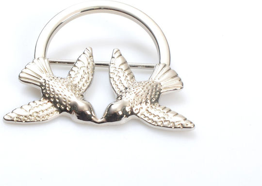 Handibrand Label for Knitted Bag Silver