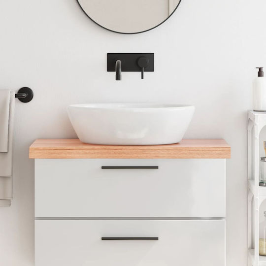 vidaXL Countertop without Sink L80xW40xH6cm Ann. Brown