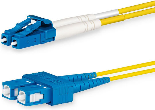 Lanview Lanview Optical Fiber Cable LC-SC 5m Yellow