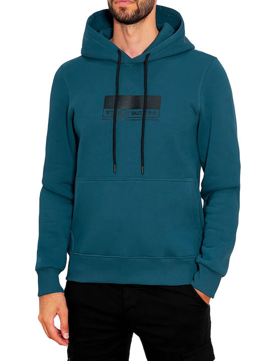 3Guys Men's Sweatshirt Petrol Blue