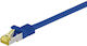 Microconnect S/FTP Cat.7 (10Gbps) Καλώδιο Δικτύου Ethernet 3m Μπλε