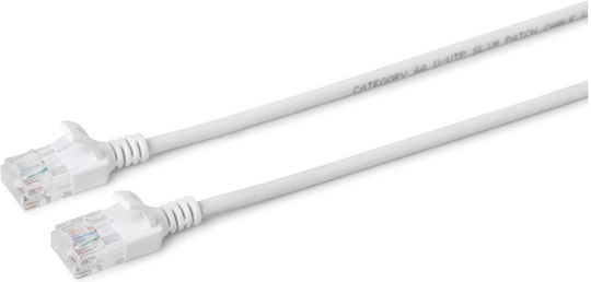 Microconnect U/UTP Cat.6a Netzwerkkabel Ethernet 1m Weiß