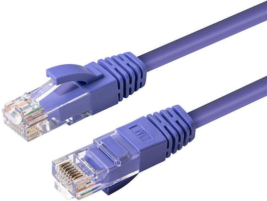 Microconnect U/UTP Cat.6a (Gigabit) Καλώδιο Δικτύου Ethernet 1.5m Μωβ
