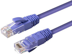 Microconnect MC-UTP6A005P U/UTP Cat.6a Καλώδιο Ethernet 0.5m Μωβ
