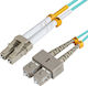 Microconnect Καλώδιο Οπτικής Ίνας LC/UPC-SC/UPC 5m Τιρκουάζ
