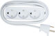 Microconnect Power Strip 3 Sockets with Switch and 3m Cable