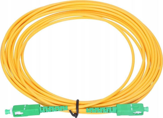 Extralink Optical Fiber Cable SC/APC-SC/APC 3m Yellow