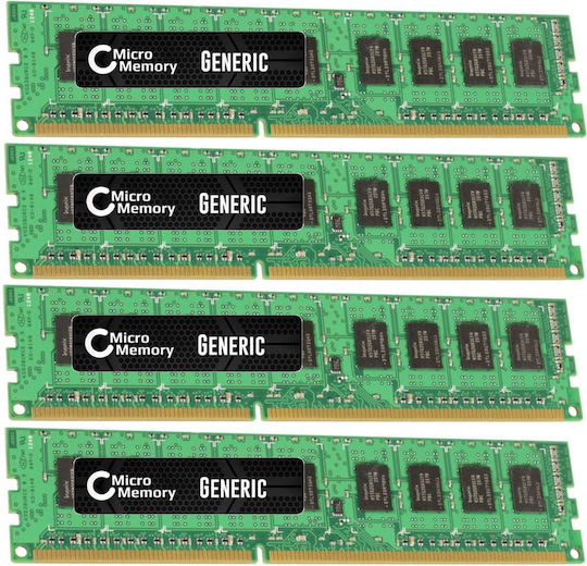 CoreParts DDR3 32GB RAM με 4x8GB Modules και Ταχύτητα 1600 για Desktop