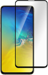 eSTUFF Full Face Tempered Glass Negru (Galaxy S10e)