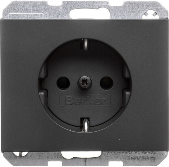 Hager K.1 Power Socket Gray 1pcs