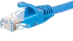 Netrack BZPAT025UB U/UTP Cat.5e Καλώδιο Ethernet 0.25m Μπλε