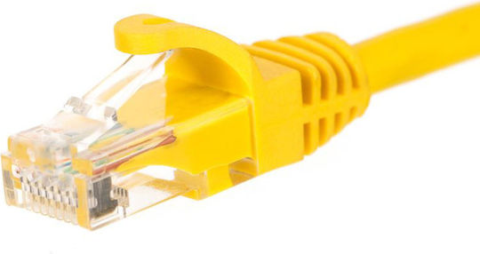 Netrack U/UTP Кат.6 Кабел за Ethernet мрежа 5м Жълт 1бр