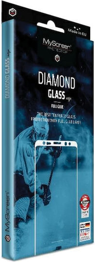 MyScreenPROTECTOR Full Glue Full Face Tempered Glass Μαύρο (Oppo Reno8 Lite)