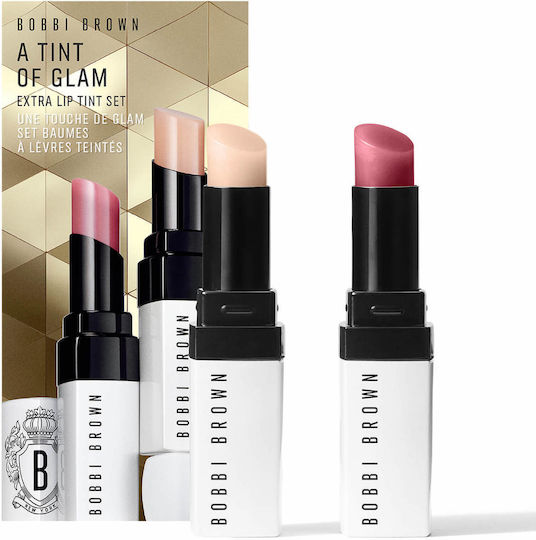 Bobbi Brown A Tint Of Glam Extra Комплект Грижа за устни Балсам