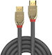 Lindy HDMI 2.1 Ultra High Speed 48Gbps 4K 120Hz HDR VRR Cable HDMI male - HDMI male 1m Μαύρο