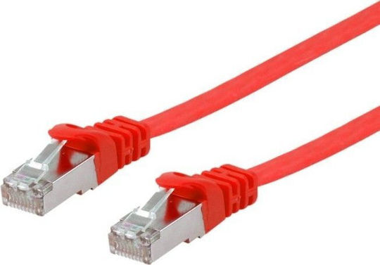 Equip U/FTP (STP) Cat.6a (Gigabit) Καλώδιο Δικτύου Ethernet 1m Κόκκινο