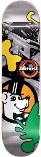 Almost Skateboards 8.25" Skateboard Shortboard Gray