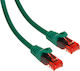 Maclean Energy U/UTP Cat.6 (Gigabit) Καλώδιο Δικτύου Ethernet 1m Πράσινο