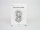 Luftballon Folie Jumbo Zahl 8 Gray “8" 86cm
