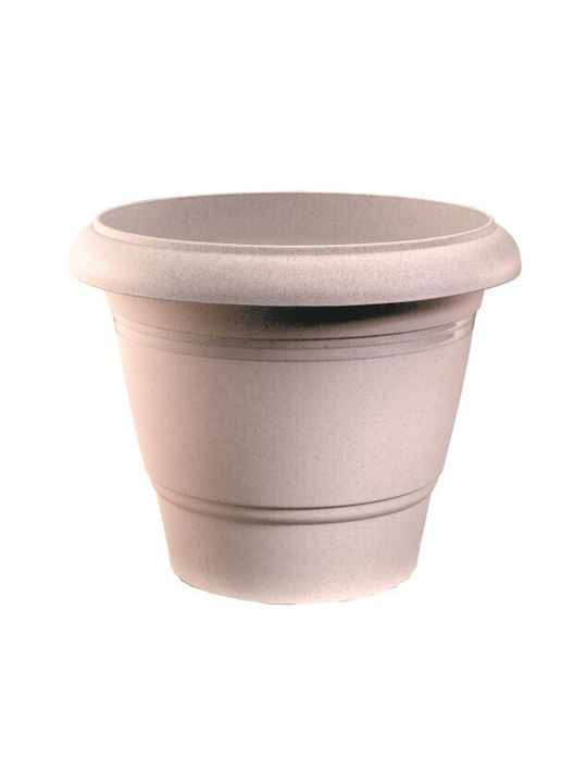 Plastona Festone Flower Pot 18x15cm Granite 02.01.0902-15