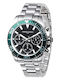 Pierre Cardin Men's Watch Battery with Silver Metal Bracelet