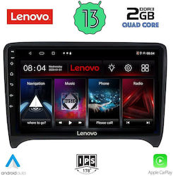 Lenovo Car Audio System for Audi TT 2007-2015 (Bluetooth/USB/WiFi/GPS/Apple-Carplay/Android-Auto) with Touch Screen 9"