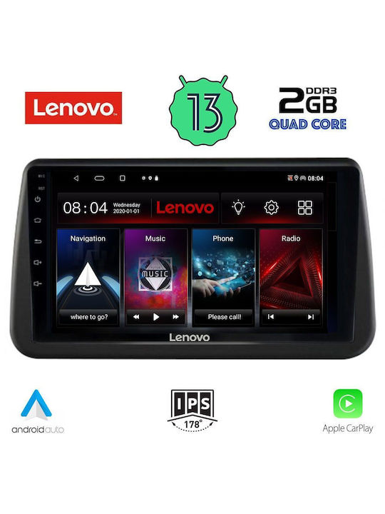 Lenovo Car-Audiosystem für Opel Meriva 2010-2017 (Bluetooth/USB/WiFi/GPS/Apple-Carplay/Android-Auto) mit Touchscreen 9"