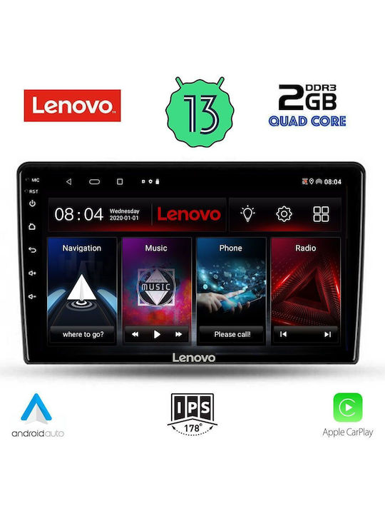 Lenovo Car-Audiosystem für Kia Ceed 2009-2012 (Bluetooth/USB/WiFi/GPS/Apple-Carplay/Android-Auto) mit Touchscreen 9"
