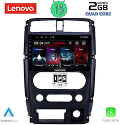 Lenovo Sistem Audio Auto pentru Suzuki Jimny 2007-2017 (Bluetooth/USB/WiFi/GPS/Apple-Carplay/Android-Auto) cu Ecran Tactil 9"