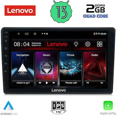 Lenovo Ηχοσύστημα Αυτοκινήτου για Audi A4 2002-2008 (Bluetooth/USB/WiFi/GPS/Apple-Carplay/Android-Auto) με Οθόνη Αφής 9"