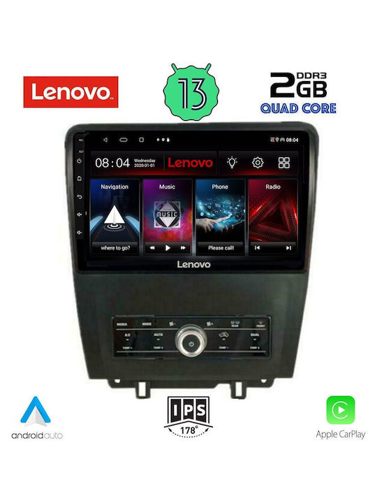 Lenovo Ηχοσύστημα Αυτοκινήτου για Ford Mustang 2010-2015 (Bluetooth/USB/WiFi/GPS/Apple-Carplay/Android-Auto) με Οθόνη Αφής 9"