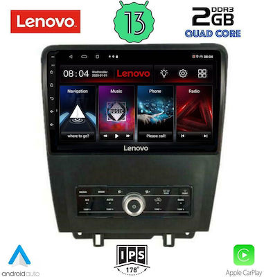 Lenovo Car-Audiosystem für Ford Mustang 2010-2015 (Bluetooth/USB/WiFi/GPS/Apple-Carplay/Android-Auto) mit Touchscreen 9"