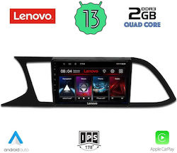 Lenovo Car Audio System for Seat Leon 2012-2021 (Bluetooth/USB/WiFi/GPS/Apple-Carplay/Android-Auto) with Touch Screen 9"