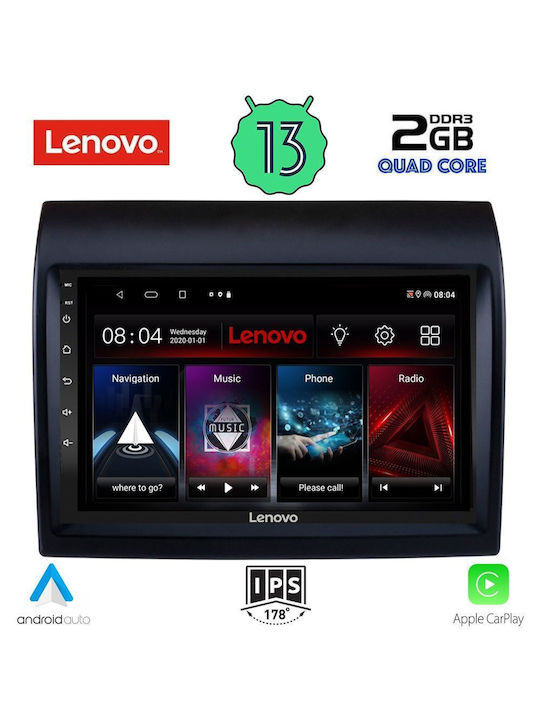 Lenovo Sistem Audio Auto pentru Peugeot Boxer Fiat Ducato Citroen Pulover 2006-2021 (Bluetooth/USB/WiFi/GPS/Apple-Carplay/Android-Auto) cu Ecran Tactil 9"