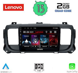 Lenovo Car Audio System for Toyota Proace 2016> (Bluetooth/USB/WiFi/GPS/Apple-Carplay/Android-Auto) with Touch Screen 9"