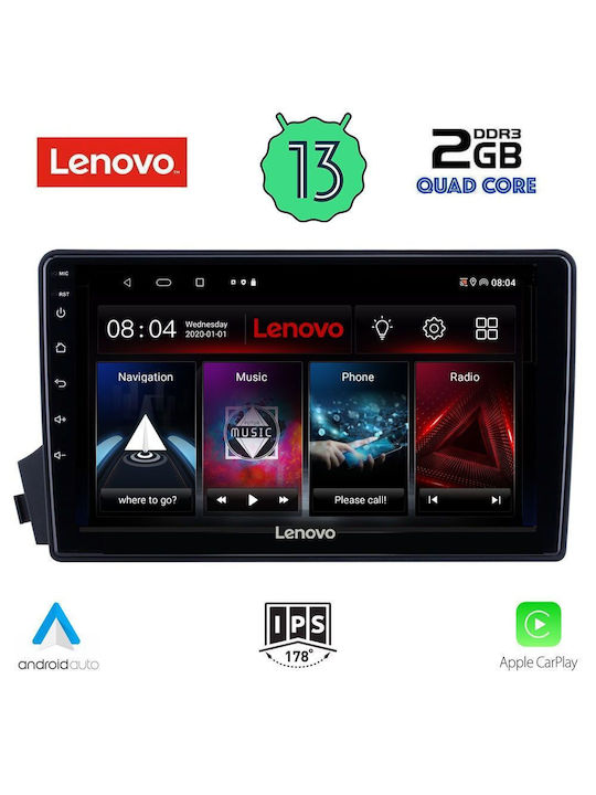 Lenovo Sistem Audio Auto pentru Ssangyong Actyon 2006-2015 (Bluetooth/USB/WiFi/GPS/Apple-Carplay/Android-Auto) cu Ecran Tactil 9"