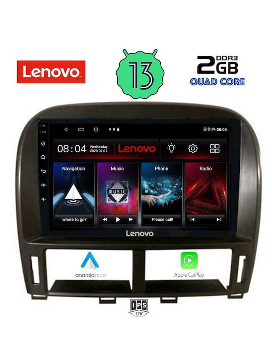 Lenovo Car-Audiosystem für Jaguar XF Lexus E-Commerce-Website 2000-2006 (Bluetooth/USB/WiFi/GPS/Apple-Carplay/Android-Auto) mit Touchscreen 9"